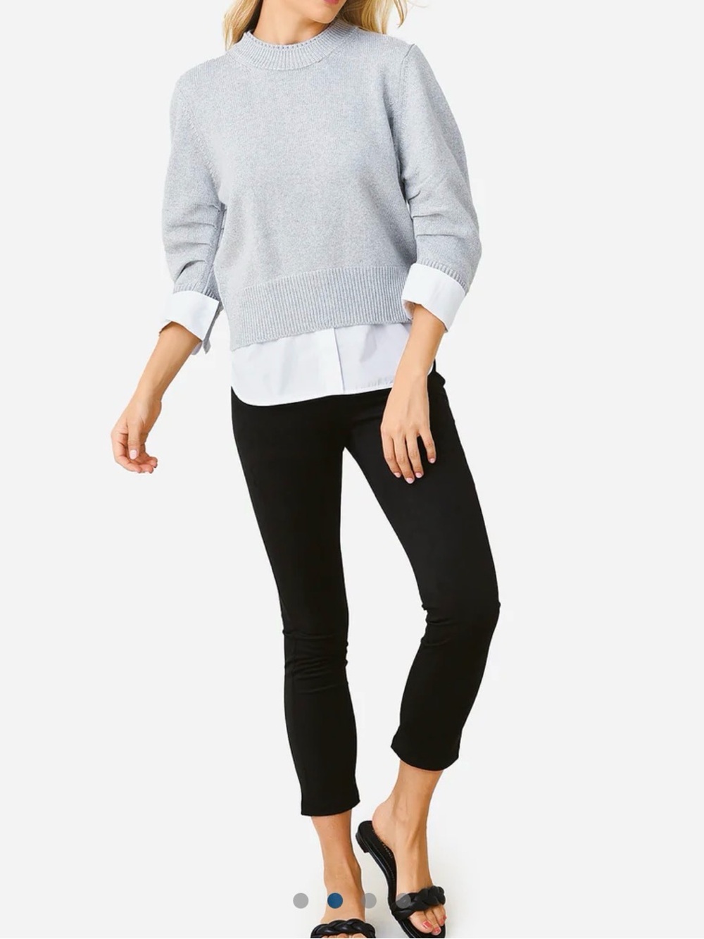 Brochu Walker The Raya Ruched Crew Looker Medium
